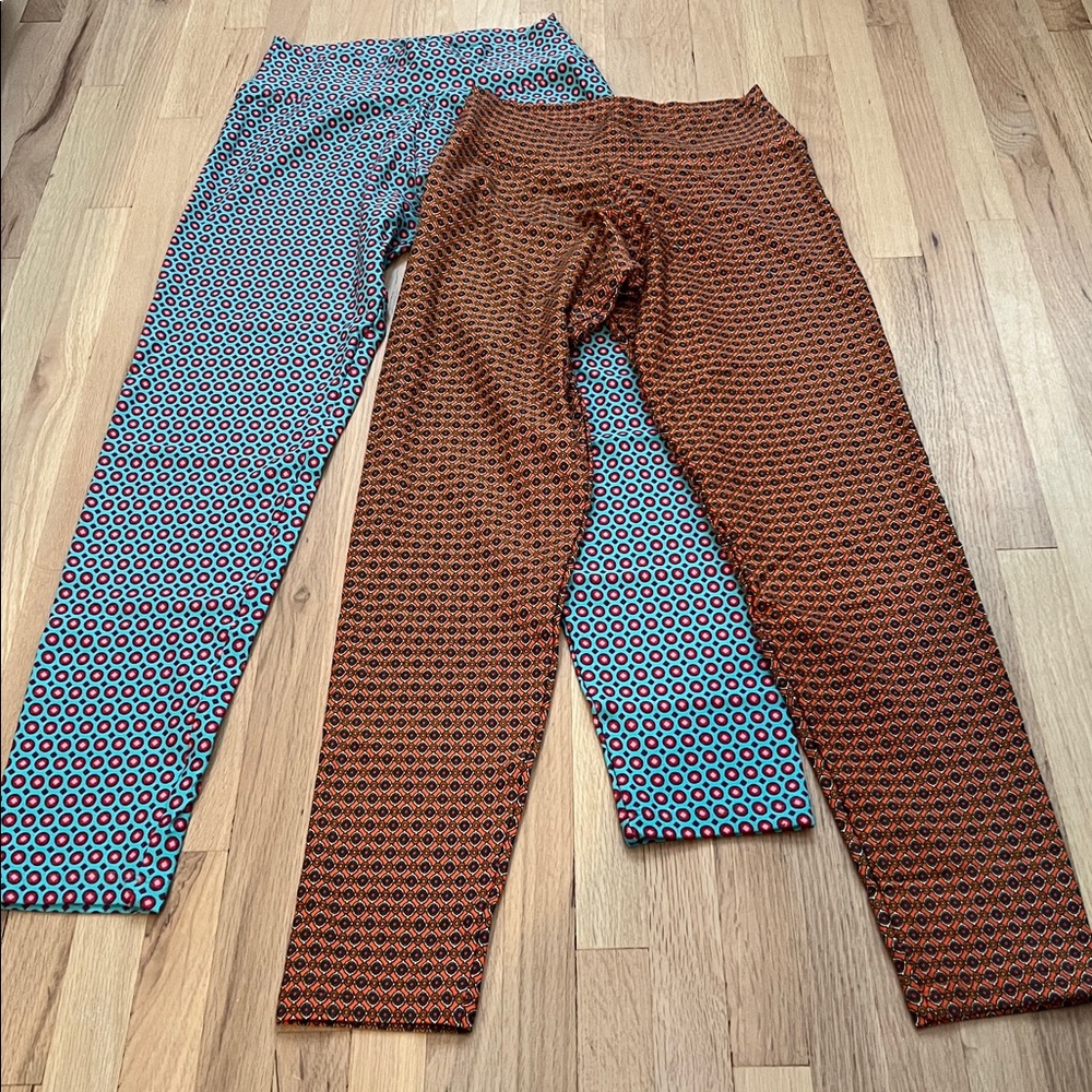 Liquido Patterned Yoga Leggings Set